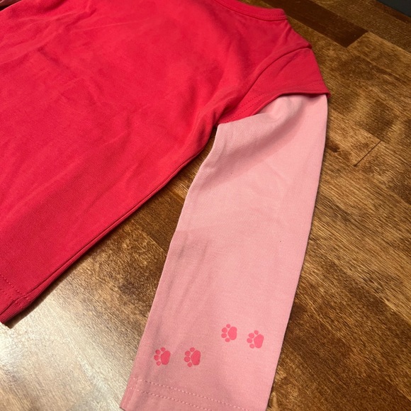 NWT Girl’s XS 4 Hot Pink shirt; Long sleeve girl’s shirt size 4; Cat Kitty Shirt - Picture 5 of 7